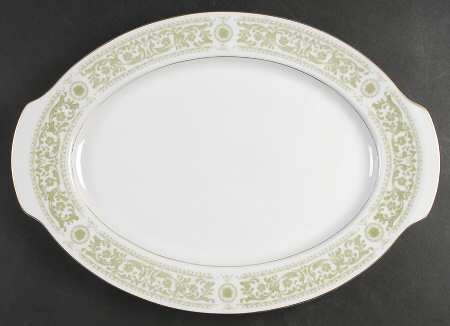 Arabesque 17" Oval Serving Platter