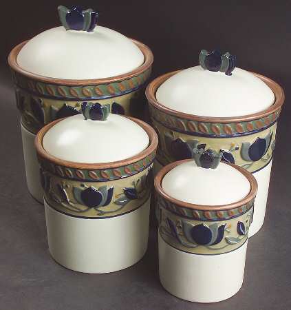 Arabella (4 Piece) Sculpted Canister Set (Box Set)