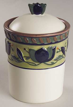 Arabella Small Sculpted Canister with Lid & Seal