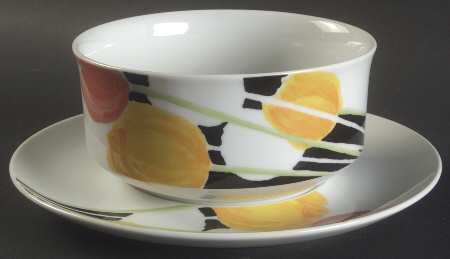 Art Deco Gravy Boat & Underplate