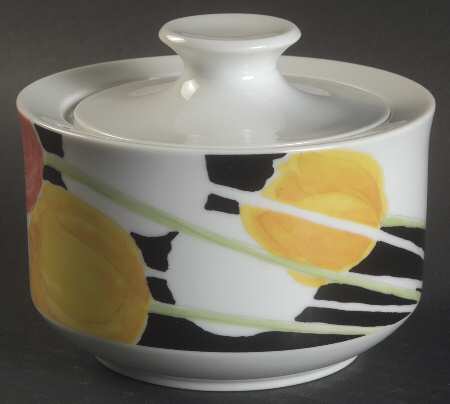 Art Deco Sugar Bowl & Lid