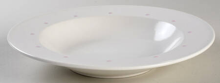 Artisan Pink Large Rim Soup Bowl