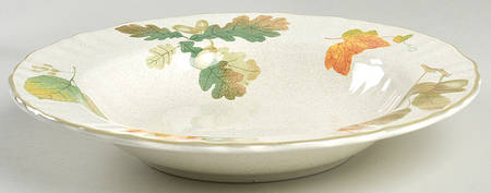 Autumn Artistry Large Rim Soup Bowl
