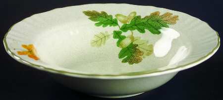 Autumn Artistry Rim Fruit/Dessert (Sauce) Bowl