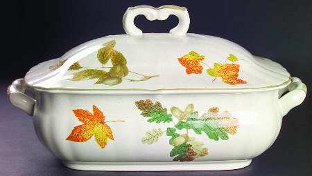 Autumn Artistry Rectangular Covered Vegetable