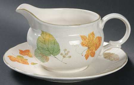 Autumn Artistry Gravy Boat & Underplate