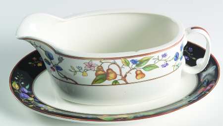 Autumn Elegance Gravy Boat & Underplate