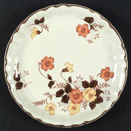 Autumn Flower Dinner Plate