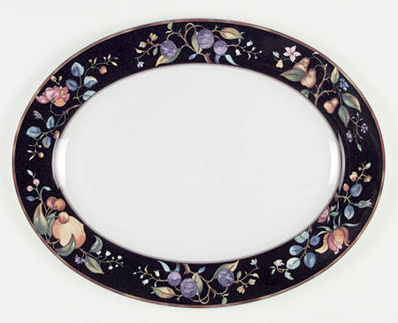 Autumn Grove 14" Oval Serving Platter