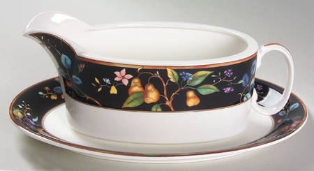 Autumn Grove Gravy Boat & Underplate