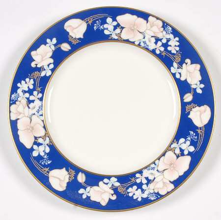 August Moon Cobalt Blue Salad Plate