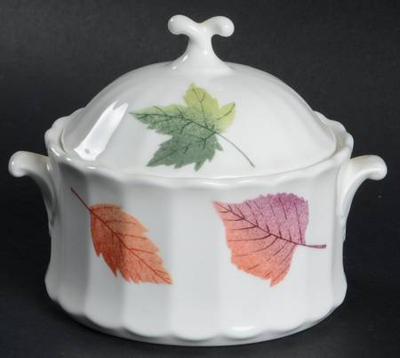 Autumn Revue Sugar Bowl & Lid