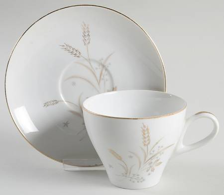 Autumn Flat Cup & Saucer Set