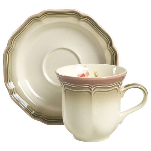 Autumn Vale Flat Cup & Saucer Set