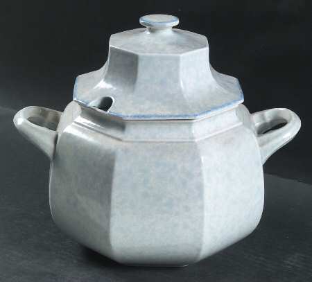 Avante Blue Octagonal Tureen & Lid