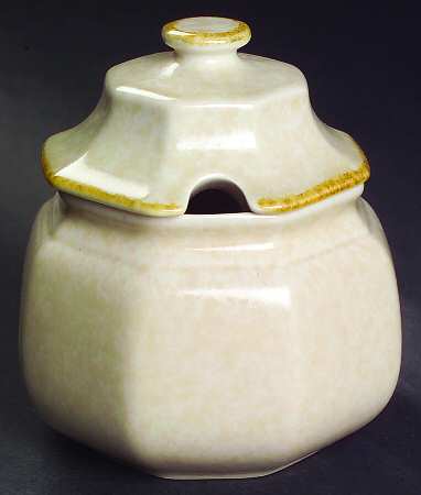Avante Ivory Sugar Bowl & Lid