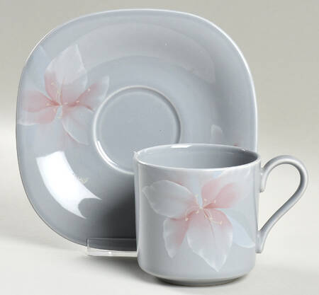 Azalea Flat Cup & Saucer Set