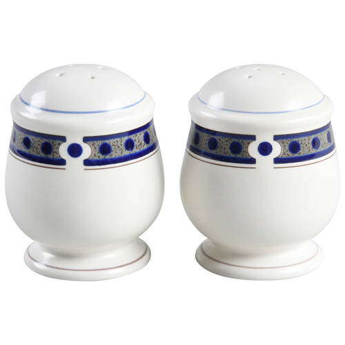 Aztec Blue Salt & Pepper Set by Mikasa