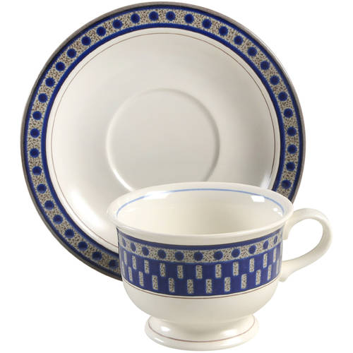 Footed Cup & Saucer Set