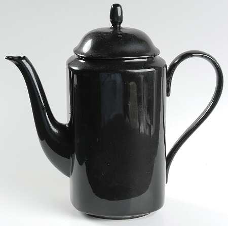 Basic Black Coffee Pot & Lid