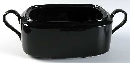 Basic Black Oval Tureen No Lid