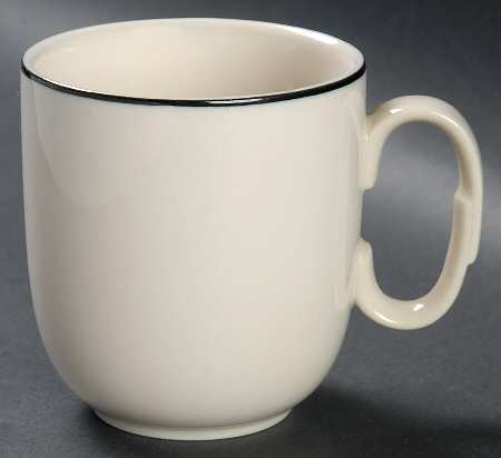 Band Black Flat Cup by Mikasa