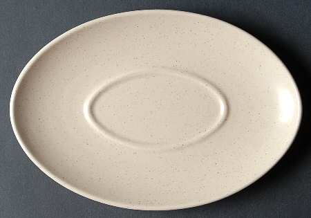 Bark Brown Underplate for Gravy Boat