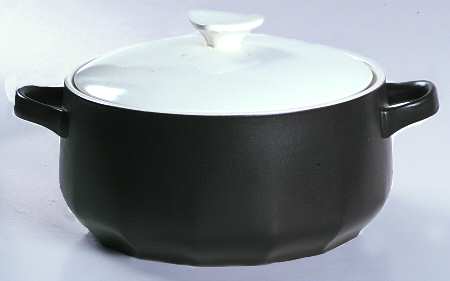 Bark Brown Round Covered Vegetable