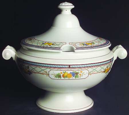 Basket of Fruit Tureen &  Lid
