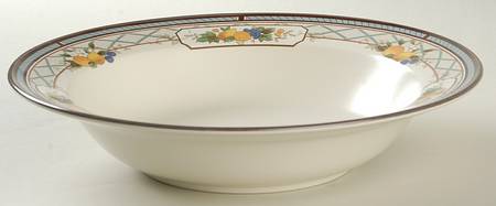 Basket of Fruit 10" Round Vegetable Bowl