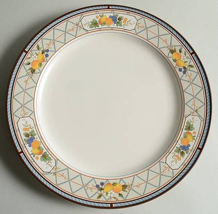 Basket of Fruit 12" Chop Plate (Round Platter)