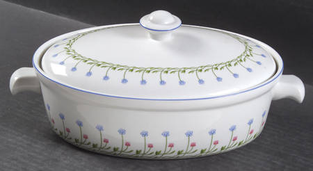 Bali Hai 1.5 Quart Oval Covered Casserole