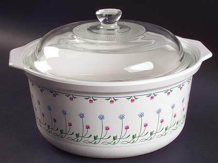 Bali Hai 3 Quart Round Covered Casserole