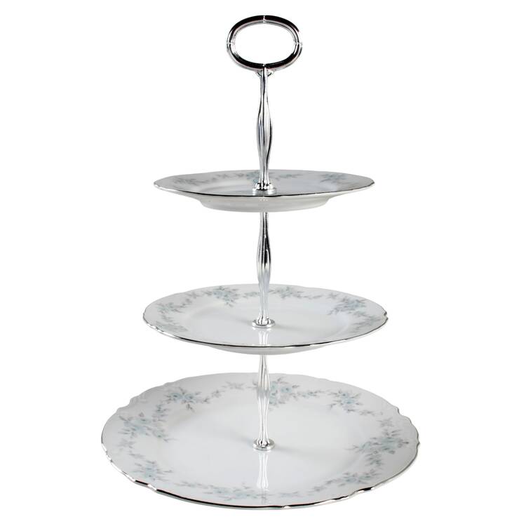 Barbizon 13 7/8"-14 1/4" 3-Tiered Serving Tray(DP,SP,BB) HC