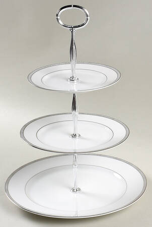 Barclay 13 7/8"-14 1/4" 3-Tiered Serving Tray(DP,SP,BB) HC
