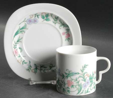 Barcelona Flat Cup & Saucer Set by Mikasa