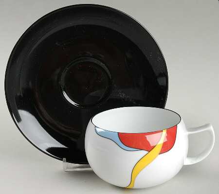 Bel Aire Flat Cup & Saucer Set