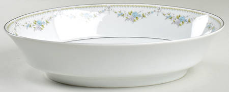 Betty Ann 9" Oval Vegetable Bowl