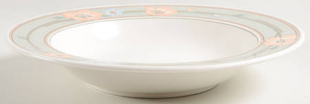 Bella Flora Large Rim Soup Bowl