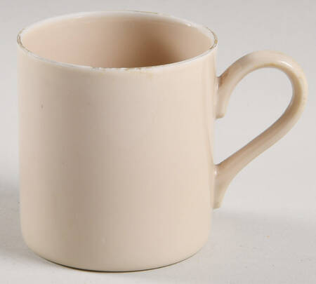 Beige Flat Demitasse Cup