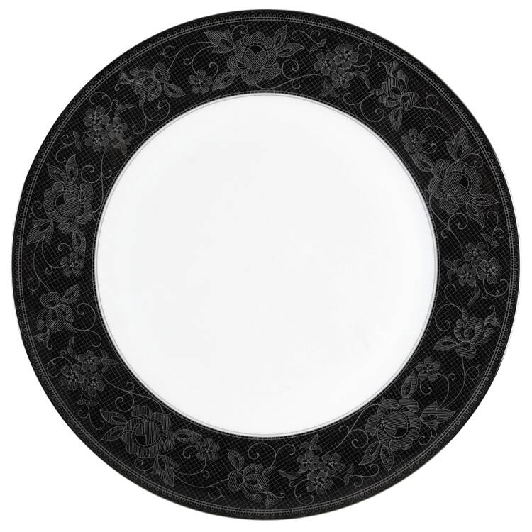 Belgian Lace Black (Mikasa Narumi #CAE05) Dinner Plate