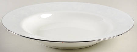 Belgian Lace White Rim Soup Bowl by Mikasa