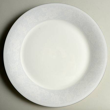 Belgian Lace White 12" Chop Plate (Round Platter)