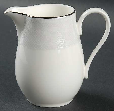 Belgian Lace White Creamer
