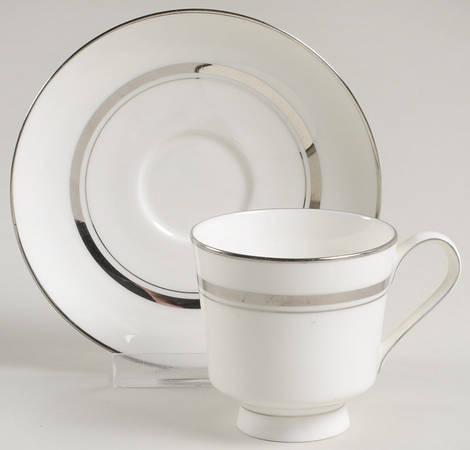 Bennington Footed Demitasse Cup & Saucer Set