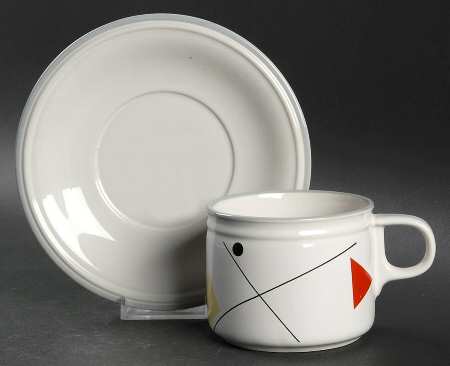 Beach Party Flat Cup & Saucer Set by Mikasa
