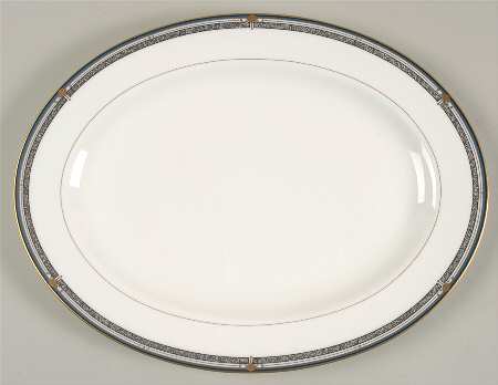 Beekman Place 14" Oval Serving Platter
