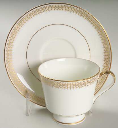 Berkshire Footed Cup & Saucer Set by Mikasa