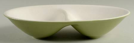 Bermuda 10" Oval Divided Vegetable Bowl