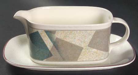 Bermuda (Intaglio Line) Gravy Boat & Underplate (Relish/Butter)